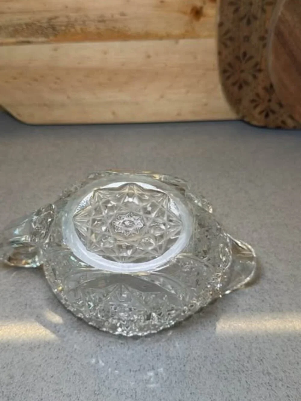 Vintage Pressed Glass Creamer